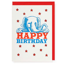 Archivist Press Baby Elephant Birthday Card