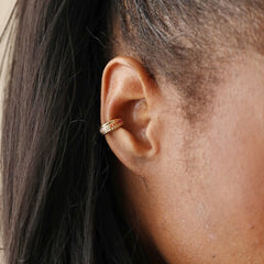 Lisa Angel Rainbow Crystal Ear Cuff