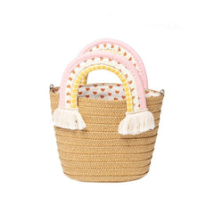 Rockahula Kids Rainbow Handle Basket Bag