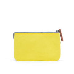 Roka Carnaby Small Recycled Polyester Wallet - Custard