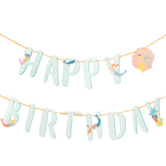 Talking Tables Make Waves 'Happy Birthday' Paper Garland - 3m