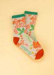 Powder Design - Ladies Ankle Socks Best Mum