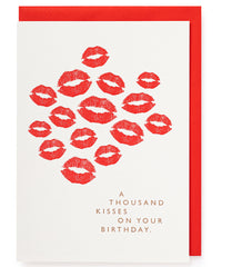 Archivist - Kisses Birthday Card