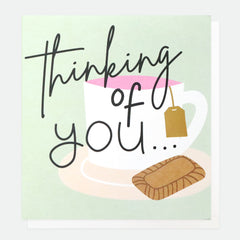 Caroline Gardner Teacup Thinking Of You Card