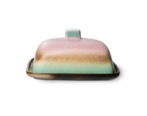 HKliving 70's Ceramics Butter Dish - Mercury