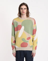 Far Afield Drop Knit Jumper - Balloon Camo