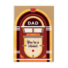 Ohh Deer Dad Jukebox Greeting Card