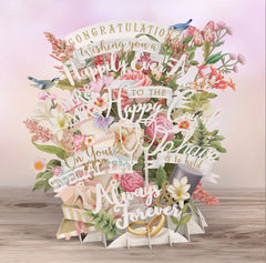 Me&McQ On Your Wedding Day 3D Card