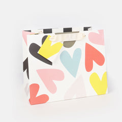 Caroline Gardner Jumbled Hearts Landscape Gift Bag