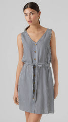 Vero Moda - Stripy Short Dress - India Ink