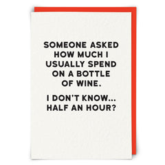 Redback Cards - Bottle Of Wine