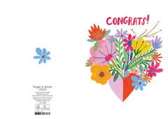 Roger La Borde Congrats Bouquet Greeting Card