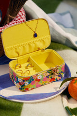 Estella Bartlett Mini Jewellery Box - Yellow Floral Print