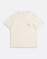 Far Afield Crew Neck T-Shirt - Clowny White