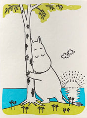 Moomin Tree Hug Greeting Card