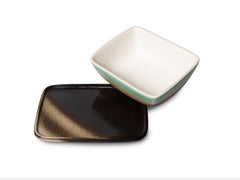 HKliving 70's Ceramics Butter Dish - Mercury