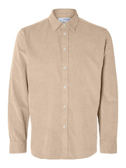 Selected Homme - Owen Cord Shirt-Oatmeal