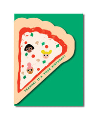 1973 Pizza Slice Card