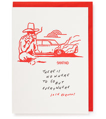 Archivist - No where To Go Birthday Card