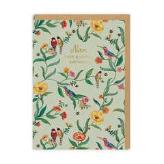 Ohh Deer - Cath Kidston Nan Summer Birds Birthday Card