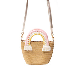 Rockahula Kids Rainbow Handle Basket Bag