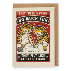 Archivist - Kitten Birthday Card