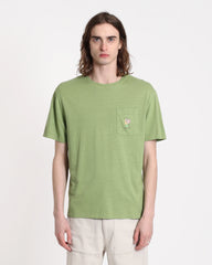 Far Afield Crew Neck T-Shirt - Clowny Green