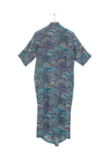 One Hundred Stars Marbled Blue Rachel Dress