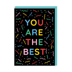 Ohh Deer - You Are The Best Confetti Greeting Card