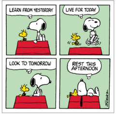 Snoopy Learn Square Card