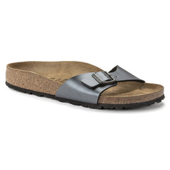 Birkenstock Madrid Birko-Flor Sandals - Metallic Black