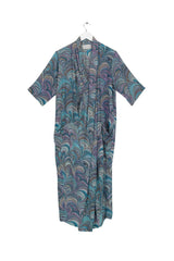 One Hundred Stars Marbled Blue Rachel Dress