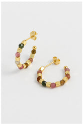Estella Bartlett Coco Gemstone Bubble Hoops