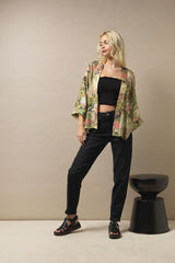 One Hundred Stars Country Toile Kimono