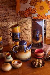 Hkliving 70’s Ceramics Coffee Mugs Set of 4 - Brazil