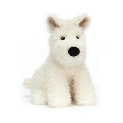 Jellycat Munro Scottie Dog soft plush toy in cream