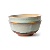 HKLIVING 70s Ceramics Ramen Bowls Verge - Set of 2