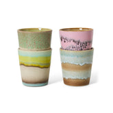 HKLiving Coffee Mugs Pop Art - Set of 4