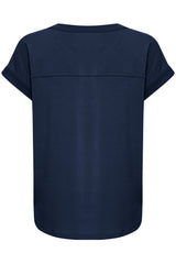 Fransa Liv T-Shirt - Navy