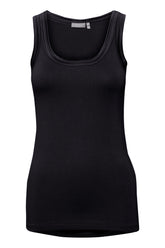 Fransa Zulu Vest Top - Black