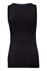 Fransa Zulu Vest Top - Black