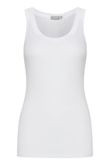 Fransa Zulu Vest Top - White
