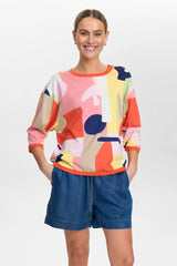 Numph Gwenna Pullover- Flamingo Pink