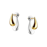 Moments Two-Tone Drop Earrings