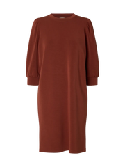 Selected Women Tenny Sweat Dress - Cherry Mahogany