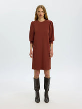 Selected Women Tenny Sweat Dress - Cherry Mahogany