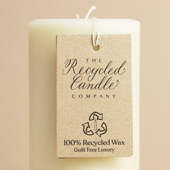 The Recycled Candle Company - Pink Jasmine & Pear Pillar Candle