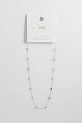 Estella Bartlett Clarity Amethyst Necklace