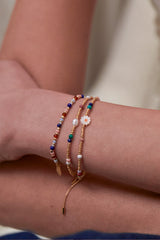 Estella Bartlett Mixed Glass Amelia Bracelet