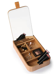 HKLIVING Willow Wooden Mirror Box